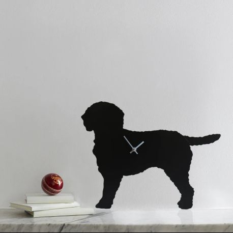 Labradoodle Wagging Tail Wall Clock
