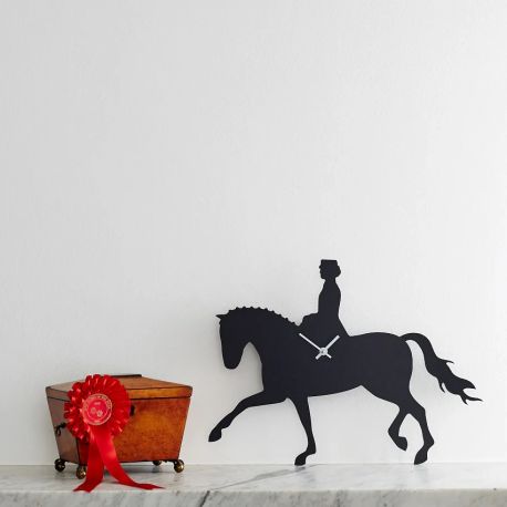 Horse Dressage Wagging Tail Wall Clock