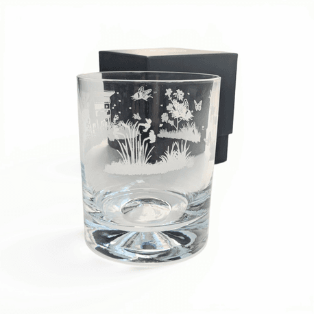 Elegance Bee Whisky Glass Tumbler