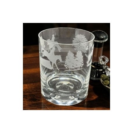 Elegance Horse Eventing Whisky Glass Tumbler