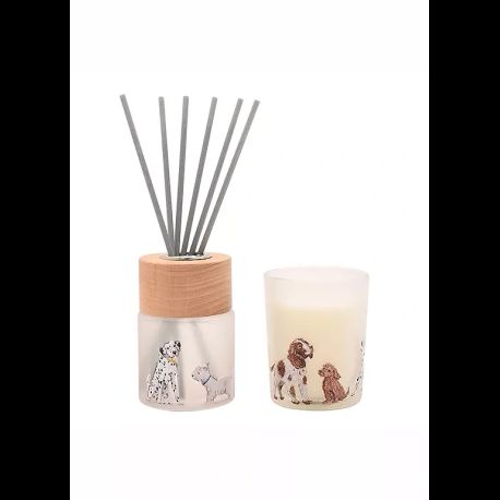 The Wildlife by Ling Designs Dog Candle &amp; Diffuser Set - Apple &amp; Jasmine