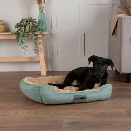 Scruffs Cosy Soft-Walled Dog Bed - Sage Green