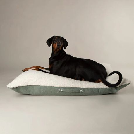 Scruffs Eden 100% Recycled Pillow Dog Bed - Sage Green