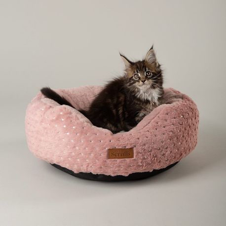 Scruffs Starlight 'My First' Round Kitten &amp; Puppy Bed &amp; Blanket Set - Pink