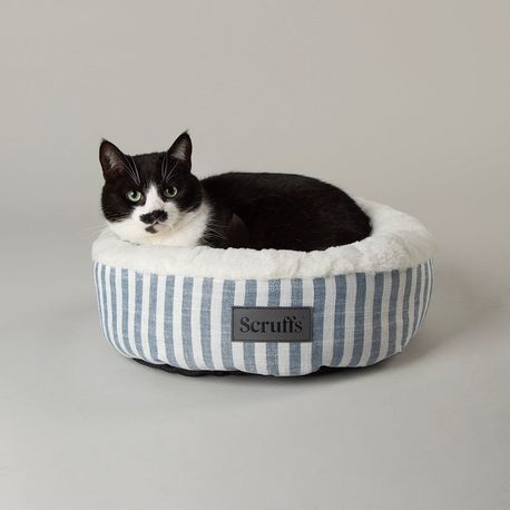 Scruffs Coastal Cat Bed - Blue