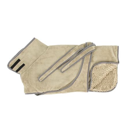 Scruffs Expedition Deluxe Noodle &amp; Microfibre Dog Drying Coat - Khaki Green