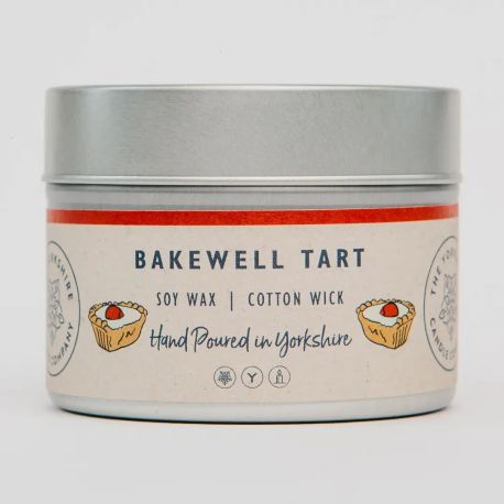 Bakewell Tart Small Tin Soy Wax Candle