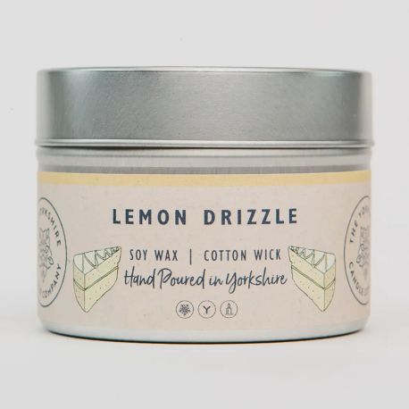 Lemon Drizzle Small Tin Soy Wax Candle