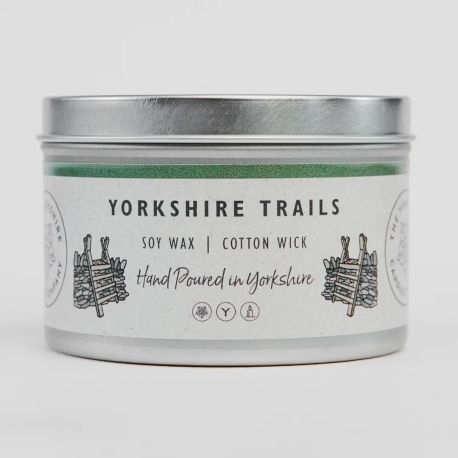 Yorkshire Trails Large Tin Soy Wax Candle