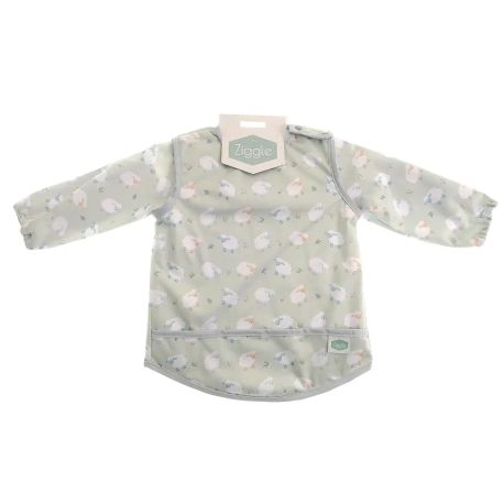 Sheep Coverall Feeding Baby Bib
