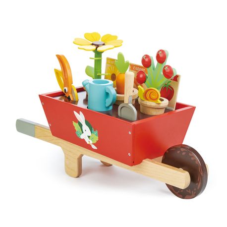 Tender Leaf Garden Wheelbarrow Play Set