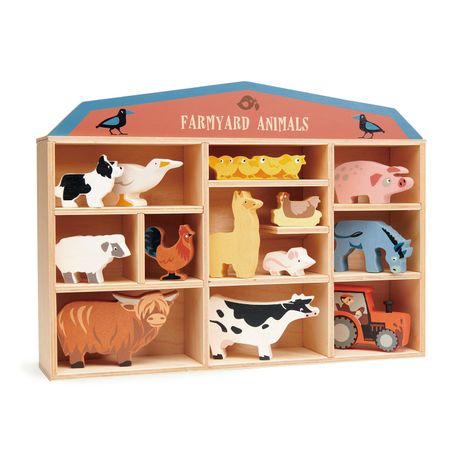 Tender Leaf Farmyard Animals and Shelf Collectables Set
