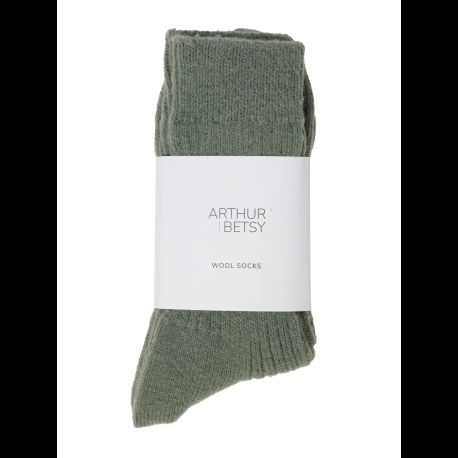 Luxury Alpaca Wool Socks in Nordic Pine Green