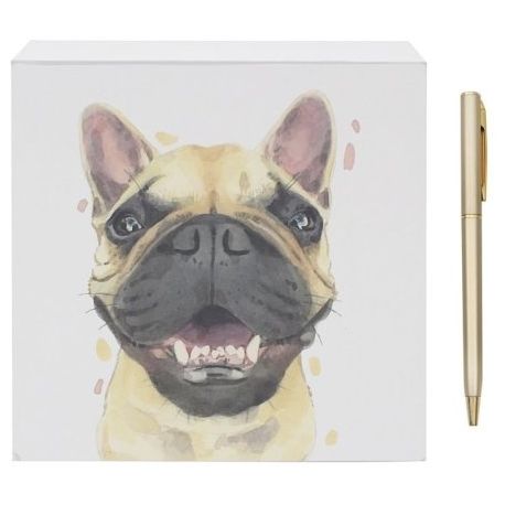 French Bulldog Memo Block