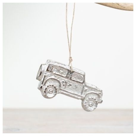 Hanging Land Rover Aluminium Deco