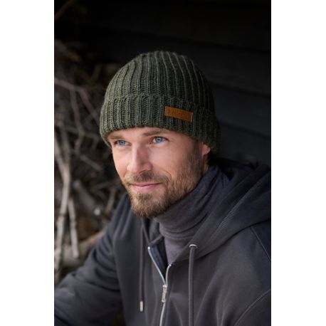 Pachamama Moss Merino Fisherman Beanie Hat