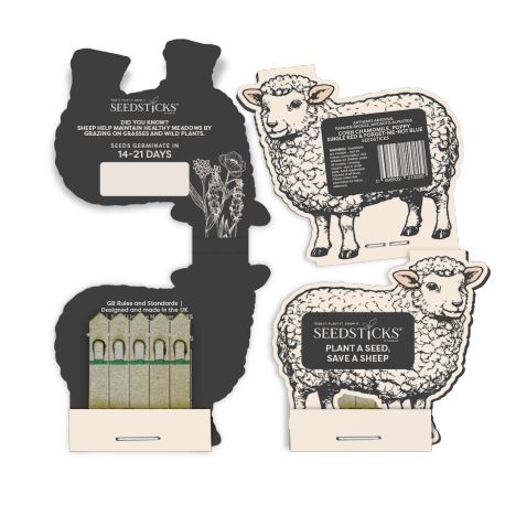 Sheep Seedsticks Grow Your Own Wildflower Mix
