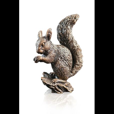 Richard Cooper Red Squirrel Bronze Sculpture